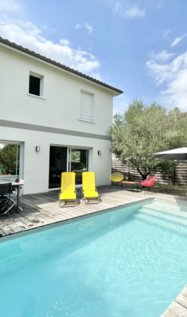 Vue extérieure de la villa Rafael